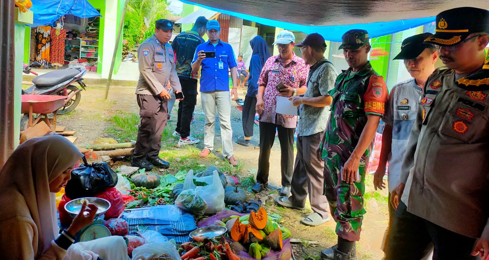 Jelang Ramadan, 1445 H Tim Satgas Pangan Kabupaten Enrekang Monitoring Pasar Tradisional